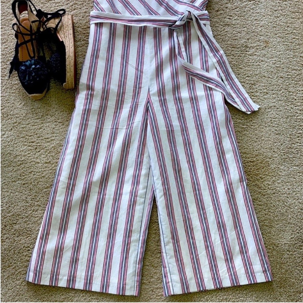 Banana Republic Linen-Cotton Cropped Jumpsuit - Picture 4 of 9